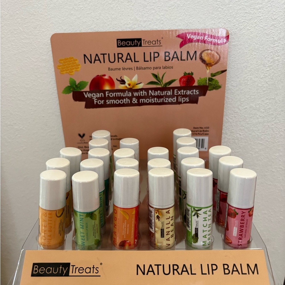 Natural Lip Balm Set - Assorted Colors